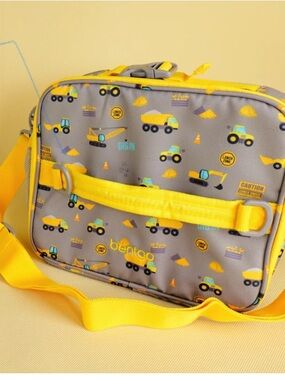 Bentgo Kids Yellow Construction Print Lunch Bag